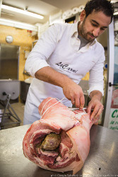 Preparazione della Porchetta